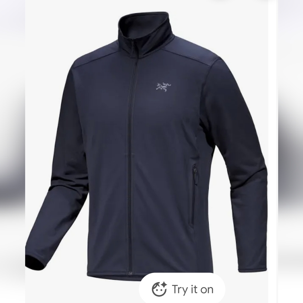 Arc'teryx Men’s Kyanite LT Jacket Size 2XL Black Sapphire Zip
